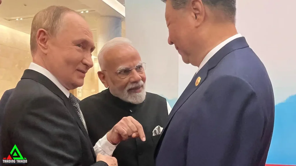 SCO Summit 2025: Tianjin Hosts Historic Gathering as Leaders Shape a Multipolar Future 2 Indian Prime Minister Narendra Modi, President Putin and President Xi during the SCO Summit.
